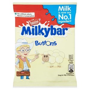 Buttons milky bar