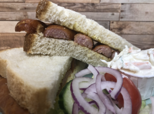 Sausage sandwich