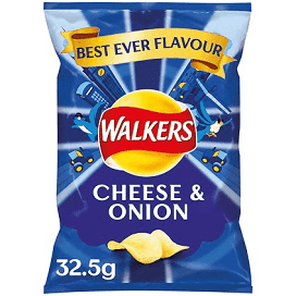 Grab Bag Walkers Crisps (Cheese Onion)